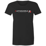 LSTHEWORLD women's black t-shirt