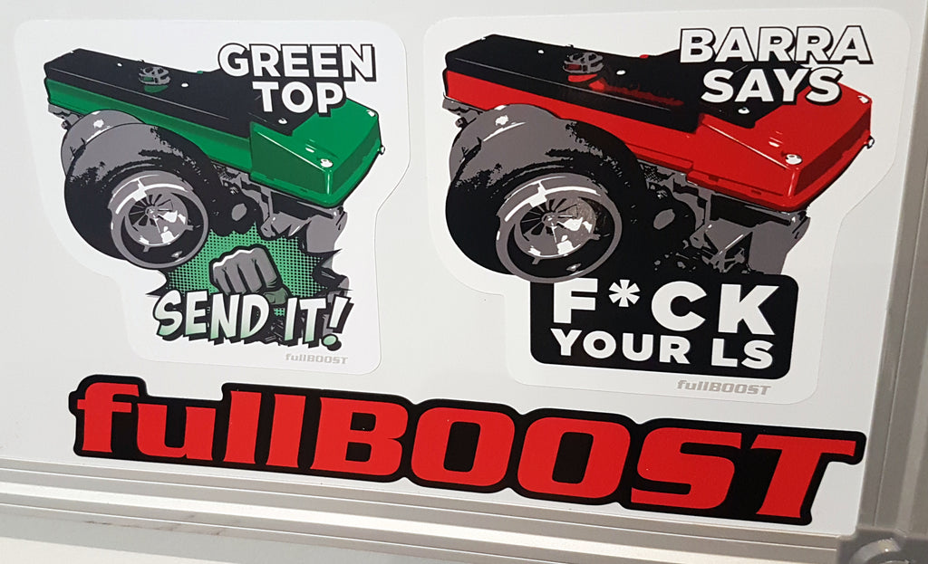 Barra Roo Sticker BARRA says - White – fullBOOST