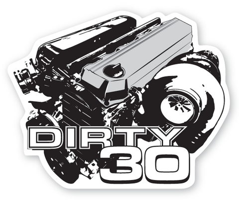 Nissan RB30 Dirty 30 sticker