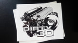 Nissan RB30 Dirty 30 sticker
