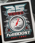 25 years of fullBOOST sticker