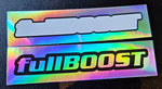 fullBOOST Holographic 10cm sticker